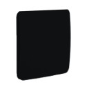 Bouche AUREA extraction/pulsion - plastique noir - plafond - Ø 125 mm [- bouche d’insufflation - Brink]