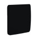 Bouche AUREA extraction/pulsion - plastique noir - plafond - Ø 125 mm [- bouche d’insufflation - Brink]