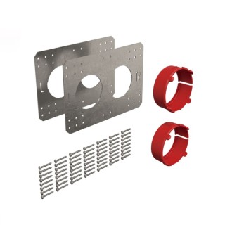 Kit de traversée de poutre en bois pour gaine PEHD Ø 90 mm [- Conduits Polyéthylène VMC Air Excellent System - Brink]