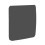 Bouche AUREA extraction/pulsion - plastique anthracite - plafond - Ø 125 mm [- bouche d’insufflation - Brink]