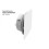 Façade de bouche design arc extraplate blanc RAL 9010 [- bouche d’insufflation et extraction - Brink]