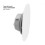 Façade de bouche elliptique extraplate blanc RAL 9010 [- bouche d’insufflation et extraction - Brink]