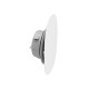 Façade de bouche elliptique extraplate blanc RAL 9010 [- bouche d’insufflation et extraction - Brink]