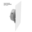 Façade de bouche rectangulaire extraplate blanc RAL 9010 [- bouche d’insufflation et extraction - Brink]