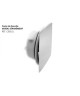 Façade de bouche design arc extraplate Inox [- bouche d’insufflation et extraction - Brink]
