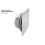 Façade de bouche design arc extraplate Inox [- bouche d’insufflation et extraction - Brink]