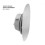 Façade de bouche elliptique extraplate Inox [- bouche d’insufflation et extraction - Brink]