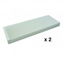 2 Filtres M5 pour VMC Vent-Axia Econiq 375, 450 et 600 [- VMC Double flux haut rendement - VENT-AXIA]