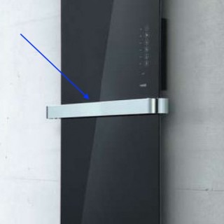 [.] ACOVA - Porte-serviettes barre chromée pour Folio Glass