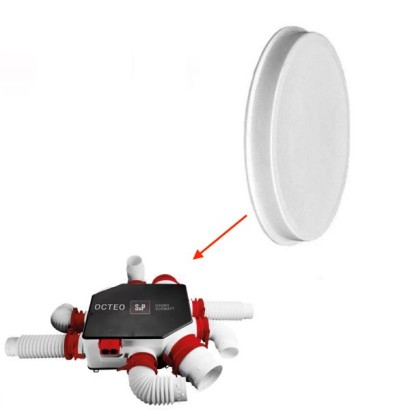 Bouchon DN 125 pour OCTEO [pièce détachée VMC double flux - S&P - Ni repris ni échangé]