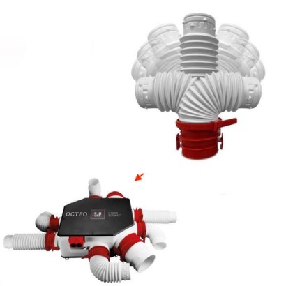 Piquage DN 125 pour OCTEO [- pièce détachée VMC double flux - S&P - Ni repris ni échangé]