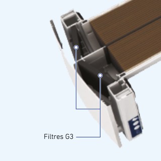 Lot de 2 filtres G3 pour Airdec Duo [- Extracteur Double flux - GECO]