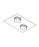 Nourrice passage plafond pour InspirAIR Home SC 370 [- Accessoires VMC double flux InspirAIR Home - ALDES]