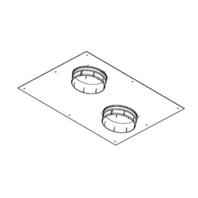 Nourrice passage plafond pour InspirAIR Home SC 370 [- Accessoires VMC double flux InspirAIR Home - ALDES]