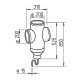 Double Té avec siphon et collecteur de condensats - LEWT-F SIPHON 200 [- Géoventilation / Puits canadien - Helios]