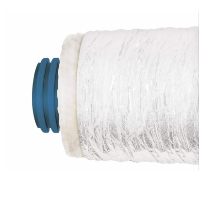 Isolant Optiflex D90 mm - 3 ou 6 mètres [- Conduits Polyéthylène et accessoires VMC - Aldès]