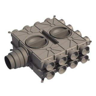 Caisson de distribution multi-configuration OPTIFLEX PRO - 24 piquages [- Accessoires VMC en PEHD - ALDES]