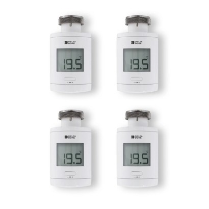 Pack 4 TRV 1.0 [- Tête thermostatique intelligente - Delta Dore]