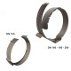 Collier fix polyéthylène isolé Ø 125, 160, 180 et 200 mm [- Conduits PE Calogaine Pro - ALDES]