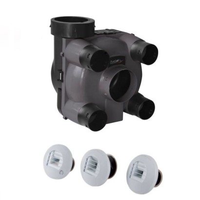 Kit Hygro B AlterHygro - VMC compacte + bouches à piles [- VMC Simple flux Hygroréglable basse consommation - Axelair]