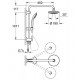 EUPHORIA - System avec inverseur manuel Bras de douche 450 mm- [Robinetterie Hydrothérapie - GROHE]