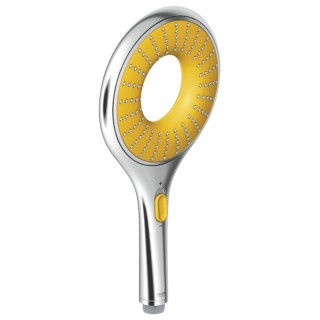 RAINSHOWER ICON - Douchette à main Chromé/jaune [- Robinetterie Hydrothérapie - GROHE]
