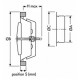 Bouche extraction / insufflation métallique - BEM - Ø 80, 100, 125, 160 et 200 mm [- bouches VMC à débit réglable - S&P]