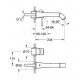 GRANDERA - Mitigeur monocommande 2 trous lavabo saillie 234 mm [- Robinetterie salle de bains - GROHE]