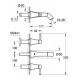 GRANDERA - Mélangeur 3 trous 1/2" Lavabo - Saillie 177 mm [- Robinetterie salle de bains - GROHE]