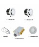 Kit accessoires double flux PRIMOCOSY [- VMC Double Flux - Atlantic]