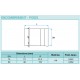 Raccord caisson Optiflex - Ø 75 ou 90* mm [- Conduits Polyéthylène et accessoires VMC - Aldès]