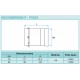 Raccord caisson Optiflex - Ø 90 mm [- Conduits Polyéthylène et accessoires VMC - Aldès]