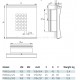 Bouche Design métallique d'extraction concave Ø 100, 125 et 160 mm - PINOCc [- Bouches VMC réglables - CDM]