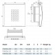 Bouche Design métallique d'extraction convexe Ø 100, 125 ou 160 mm PINODc [- Bouches VMC réglables - CDM]