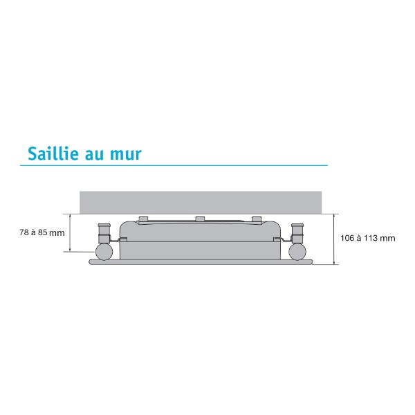 Sèche serviette électrique Régate +Air TSX-IFS TSX050-050IFS 500+1000 Watts  Acova