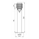 Borne de prise d'air extérieur INOX Ø 200, 315 ou 355 mm - LEWT-A [- Géoventilation / Puits canadien - Helios]