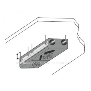 Kit suspension plafond Echangeur / Moteur Dee Fly Modulo [- Fixation VMC double flux - ALDES]