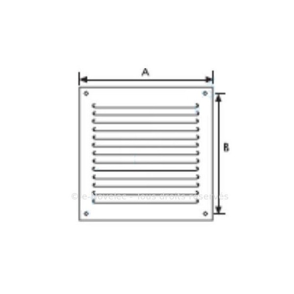 Grille Registres, Et Bouches D'aération De Ventilation, De Ventilation  Blanche Sortie d'air Extérieur Convection D'entrée d'air De Sortie pour  Portes