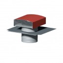 Chapeau de toiture métallique CT - Ø 125 à 630 mm [- Sortie toiture VMC - Unelvent]