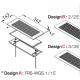 Kit Grille design avec cadre pour plénum sol/mur rectangulaire [- FRS-WGS - Réseau FlexPipe - Helios]
