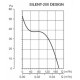 SILENT 200 DESIGN SILVER [- Aérateur axial silencieux - Ventilation mécanique ponctuelle - S&P Unelvent]