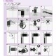 Manchette longue D125 coudée 2 piquages - Ø 75 ou 90 mm [- Réseau Polyéthylène PEHD VMC - Vortice / Fraenkische]