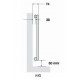 KEVA Vertical simple - HKS [- En blanc uniquement - Radiateur Chauffage Central - En stock chez ACOVA]