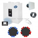 Kit P08 IDEO² 325 Ecowatt Radio - Promotion avec nouvelle VMC IDEO [- VMC Double flux Très Haut Rendement - 600085 - S&P]