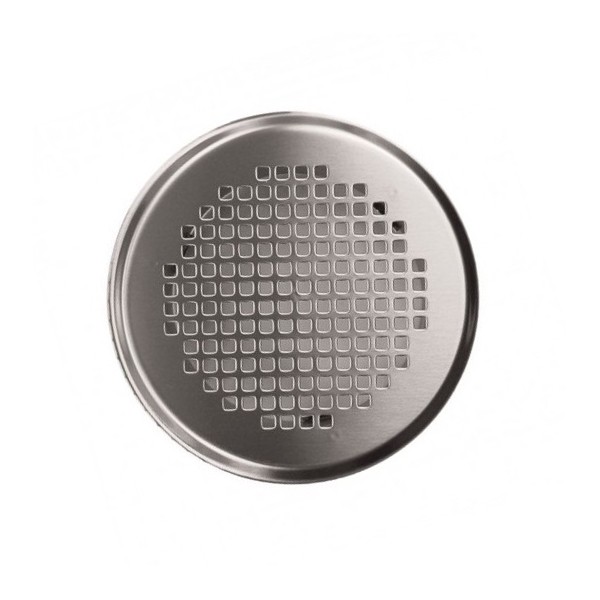 Grille de ventilation ronde Ø 125 avec maille blan