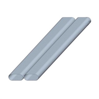 Gaine double CK150/300 - Longueur 1,5 m - conduit plat Comfoflat pour installation en dalle [- Réseau Comfoflat 51- Zehnder]