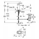 EUROCUBE - Mitigeur monocommande 1/2" lavabo - Economie d'eau [- Robinetterie salle de bains - GROHE]