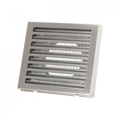 Grille murale inox - Ø 125, 150, 160, 180 et 200 mm [- VMC Double flux -  Zehnder]