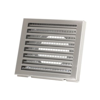 Grille murale inox - Ø 125, 150, 160, 180 et 200 mm [- VMC Double flux - Zehnder]